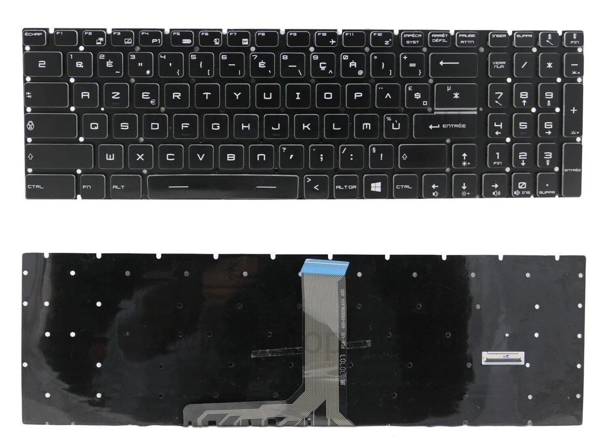 Clavier AZERTY MSI GL62M 7RC (MS-16JD) D’origine – V143422KK1