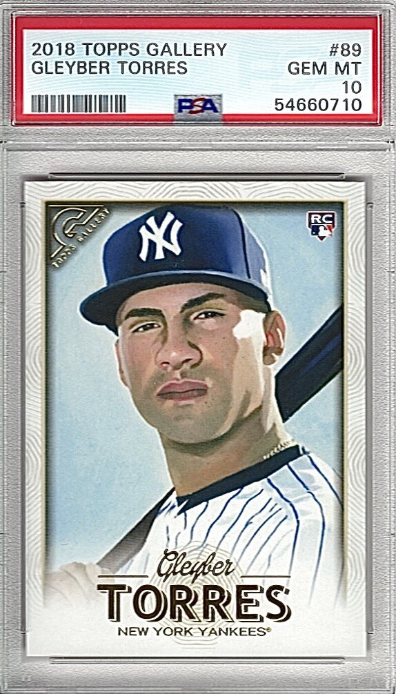 Gleyber Torres 2018 Topps Gallery #89 PSA 10 GEM MINT