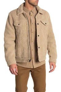faux fur trucker jacket
