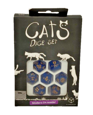 Neu OVP - CATS Dice Set: Meowster -Würfelset - 2.Wahl