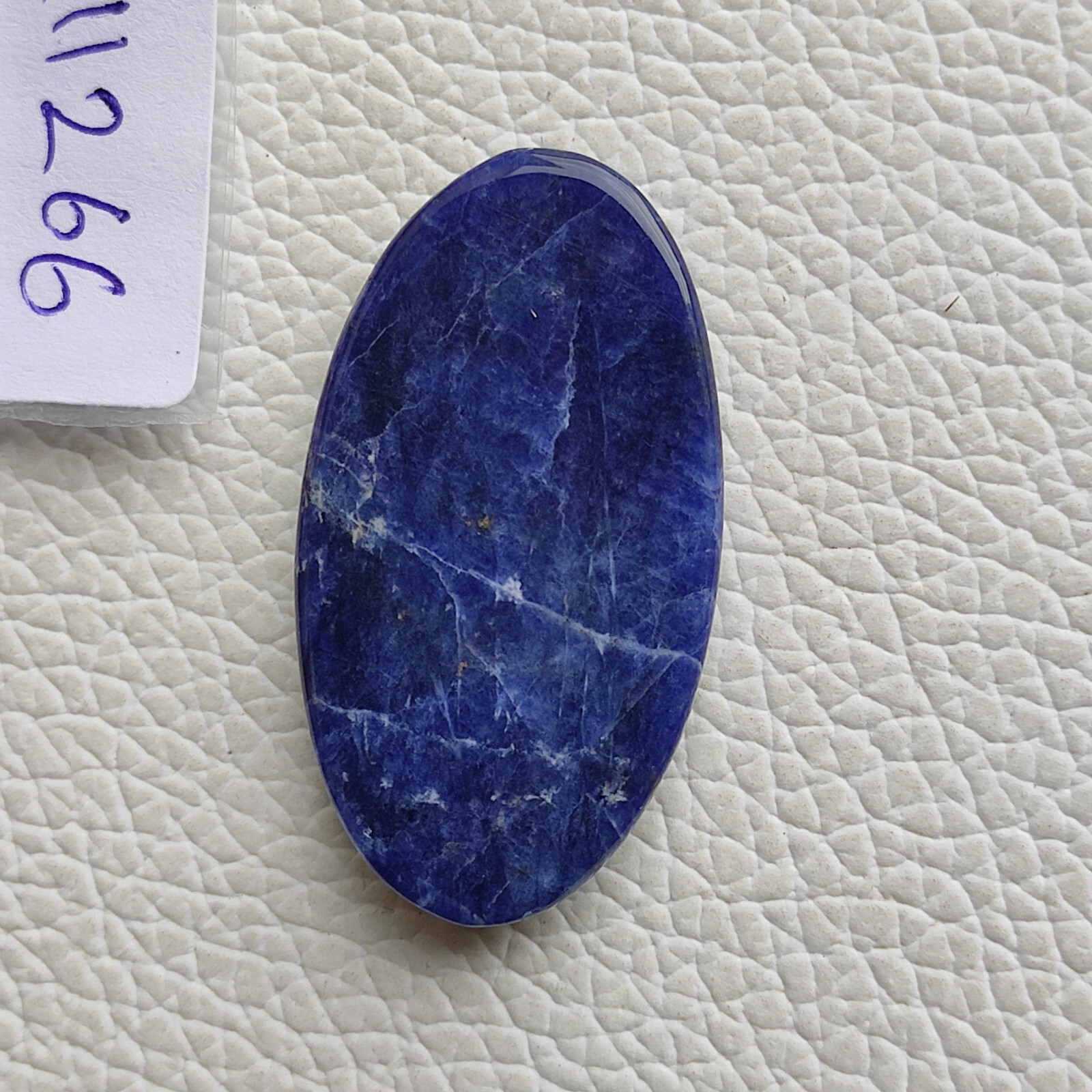 Collier Ras Du Cou Marc Labat - Cabochons En Verre Bleu Main - Occasion - Superbe