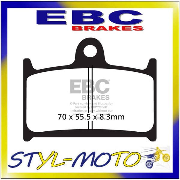 FA236HH BeläGe Sinter Vorne EBC Triumph 600 Daytona 2003-2004-image
