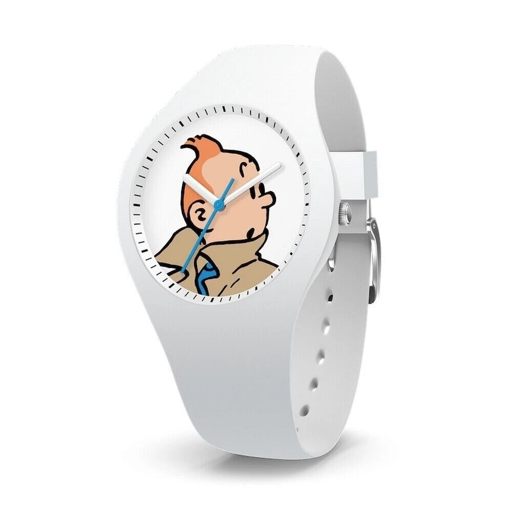 Moulinsart-Montre Tintin imper- En coffret, complète des justificatifs, NEUVE