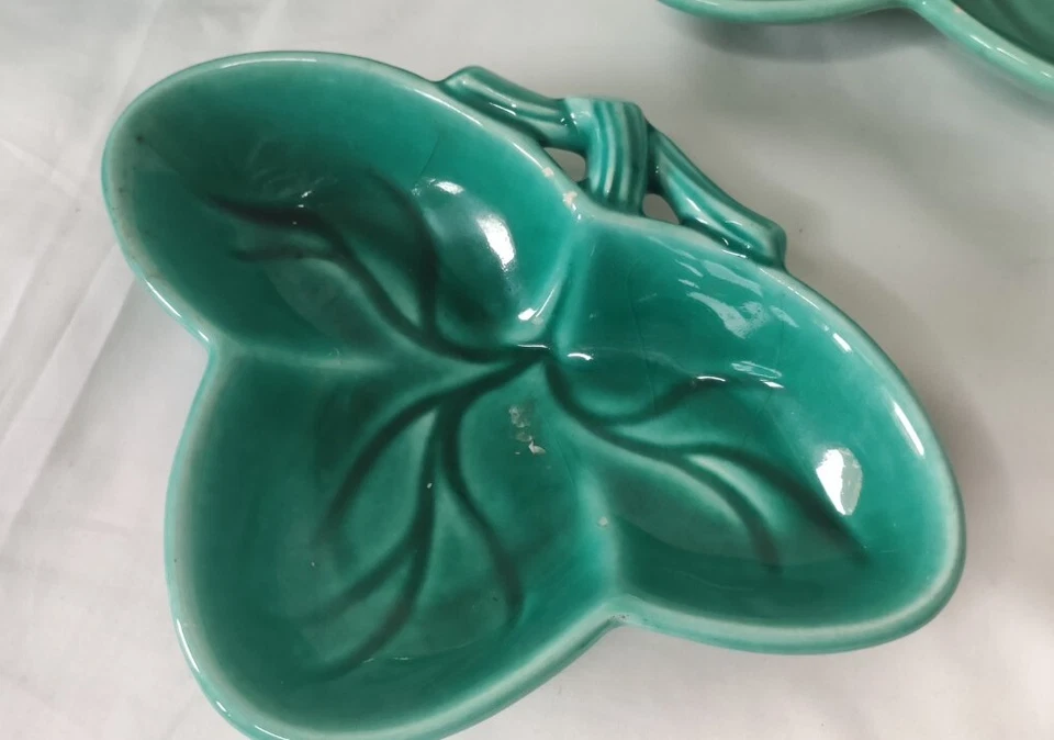 Céramique Vide Poche Vintage Magdalithe Art De La Table Déco Intérieure L20,5 cm - Photo 2/4