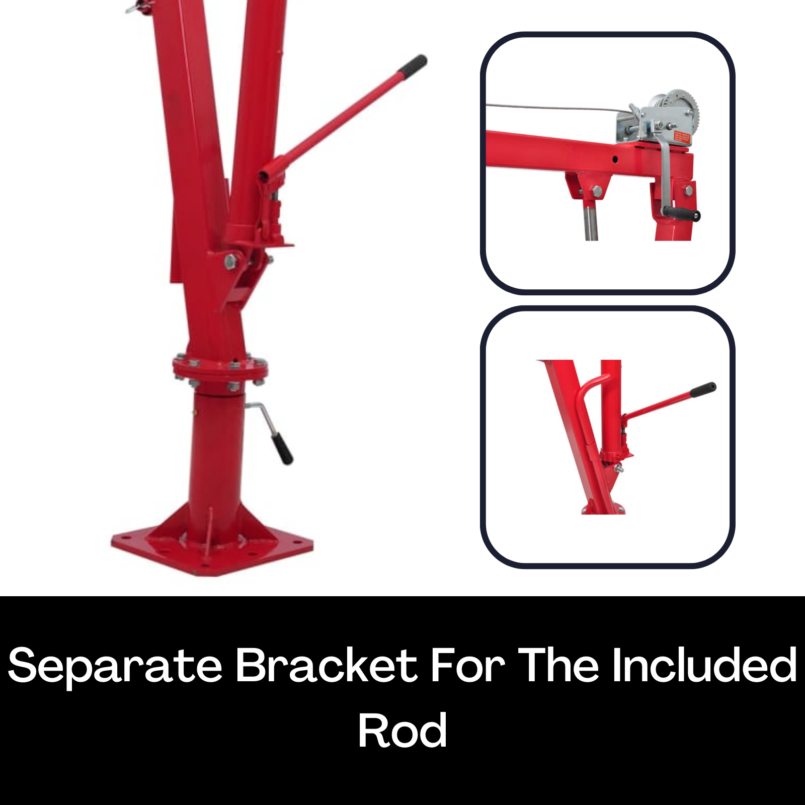 Hydraulic Crane 900kg Pickup Ute Truck Trailer Bed Lift Hoist Winch Haul Jib NEW eBay