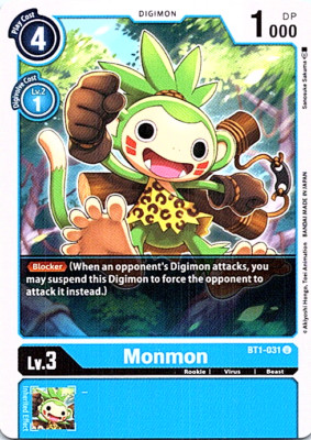 monmonページ Monmon BT1-031 U Digimon TCG Near Mint | eBay