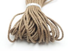 100 Meters Coffee Waxed Twisted Cotton Cord Thread Line 2mm Macrame for Bracelet