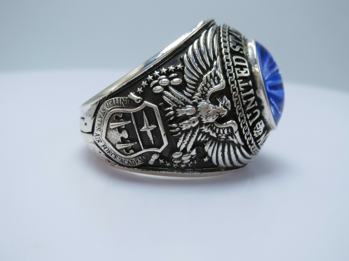 SILVER 925 , RING , 1960 , USAF RING , US Air Force RING , US size 9.25 SILVER 925 , RING , 1960 , USAF RING , US Air Force RING , US size 9.25