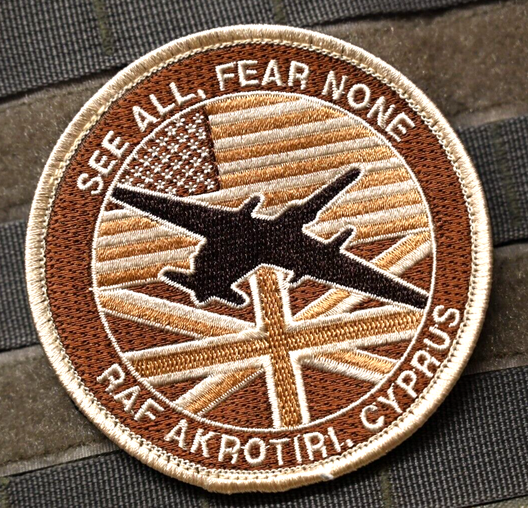 U-2 PROJECT OLIVE HARVEST US/RAF AKROTIRI CYPRUS vêlkrö PATCH: SEE
