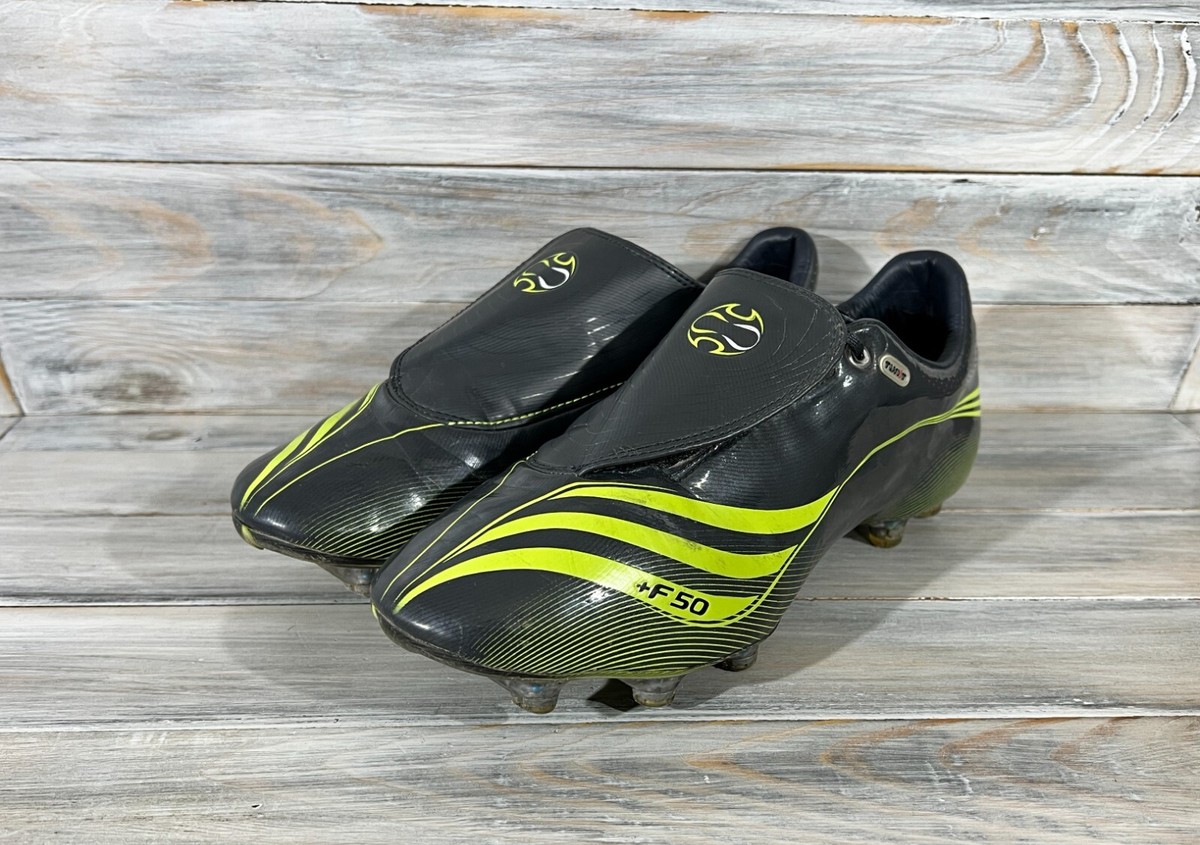Vintage Adidas F50.7 TUNIT Men's Football Cleats Boots Dark Green