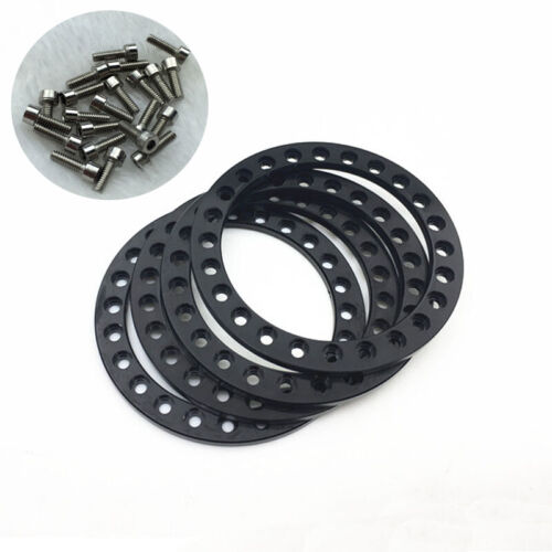 Anillo de bloqueo exterior de rueda CNC para llantas de 1,9" llanta 1/10 RC oruga - Imagen 4 de 16