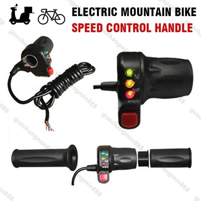*Daumengas Gasgriff Thumb Throttle Drehzahlregler Für e-Bike Elektrofahrrad Neu