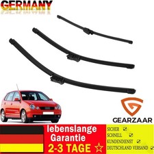 Scheibenwischer vorne + hinten passend für VW POLO | 9N | BJ 2002-2009