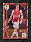 2023-24 Topps Merlin UEFA SIVERT MANNSVERK 37/299 RC Rose Gold Shimmer Refractor