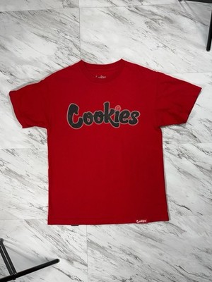 Cookies SF Red Logo Tee Mens (Medium)   Bold Streetwear Classic #8