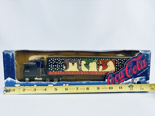ERTL Coca-Cola 1:64 Tractor Trailer Truck Christmas Polar Bear Die Cast 1996 - Picture 11 of 11