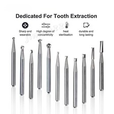 20 Types Dental Round Tungsten Carbide FG Bur For Surgical/ High Speed Handpiece