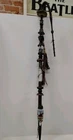 WW1 Antique German Military Regimental Hand Painted Porcelain and Stag 40in Pipe