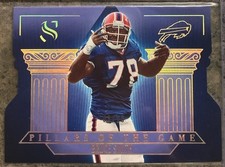 2025 Panini Silhouette Bruce Smith Gold 03/10 Pillars Of The Game Buffalo Bills