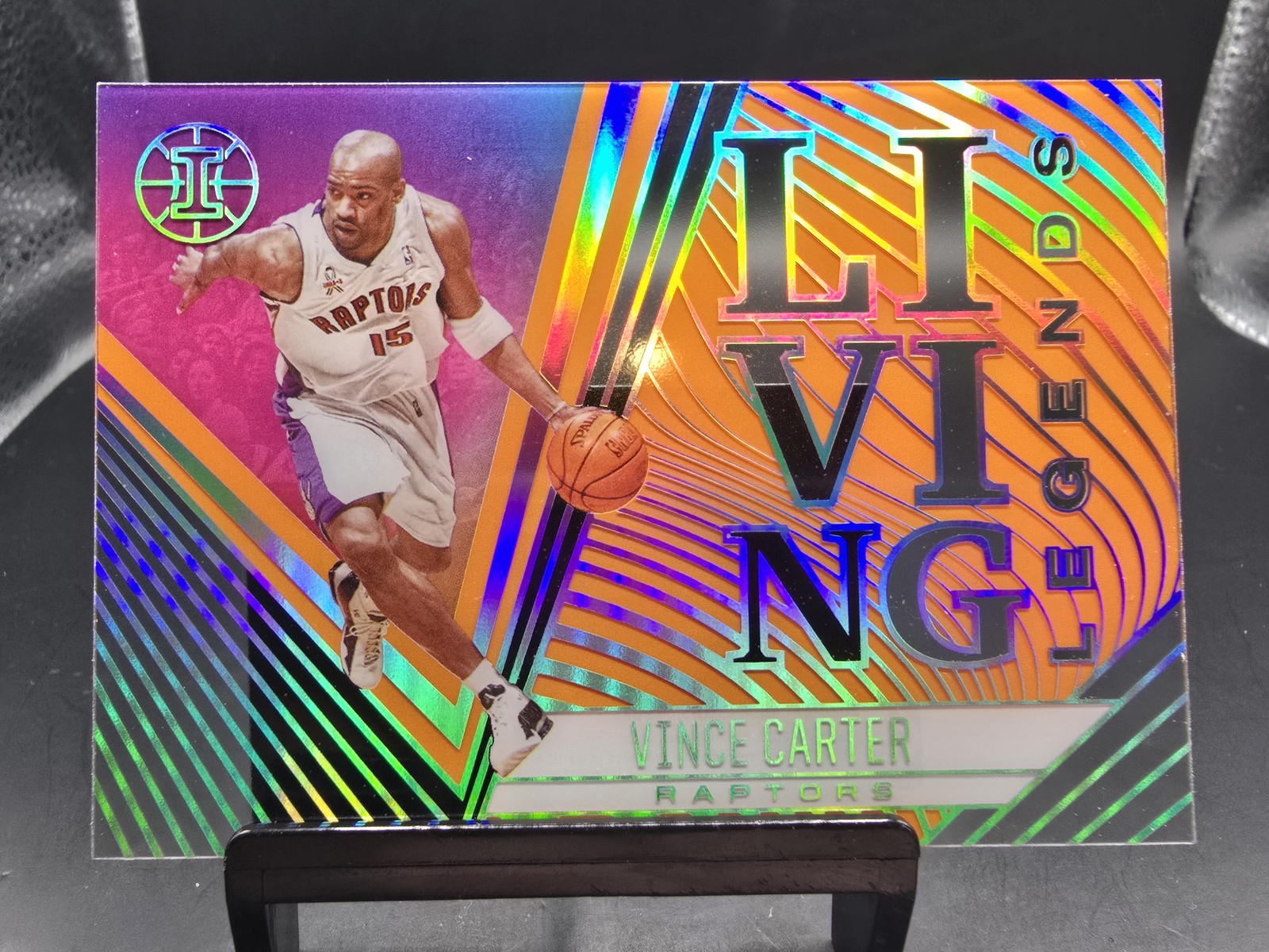 2020-21 Panini Illusions #17 Vince Carter Living Legends Orange