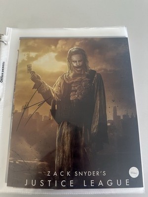 Jared Leto (Joker) nightmare autographed 8x10 photo with COA 