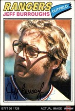 1977 Topps #55 Jeff Burroughs Rangers 4 - VG/EX