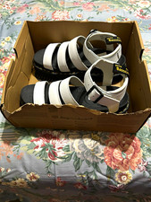 Dr. Martens Blaire Leather Strappy Sandals Buckle Adjustable Strap US 9