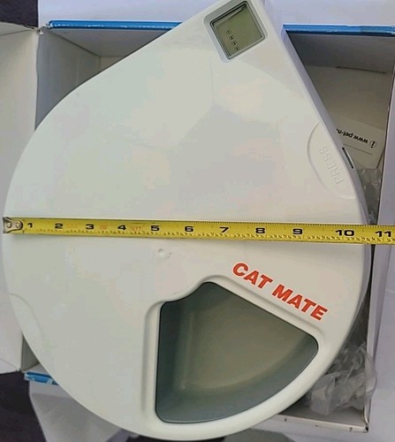 NEW Cat Mate C500 Five-Meal Automatic Feeder with Digital Timer Cats or Dogs - Picture 13 of 17