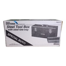 VTG Craftsman Steel Tool Box 20x8x9 Tote Tray Model 965411 USA Sears NOS New
