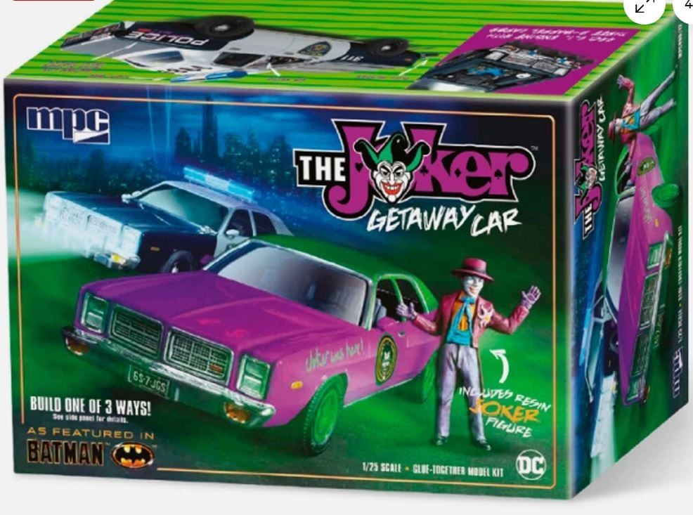 MPC 1:25 - 890 Batman The Jokers Getaway Car With Resin Joker Figure Kit