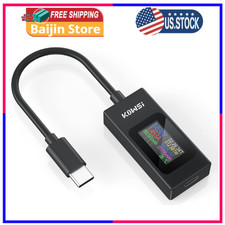 USB C Tester Power Meter 4-30V 0-6.5A Digital Multimeter, Type C