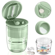 Pill Cutter Splitter with Dispenser for Small or Large Pills and Vitamins