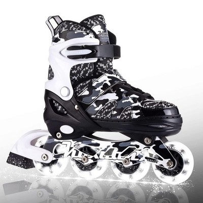 Kuxuan Skates Adjustable Inline Skates for Kids and Youth with Full Light Up ...