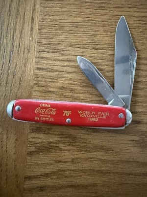 Coca-Cola レミントン　ナイフ　希少 Vintage Coca Cola 5¢ Leg Pocket Knife Taylor Cutlery Japan NEW OLD