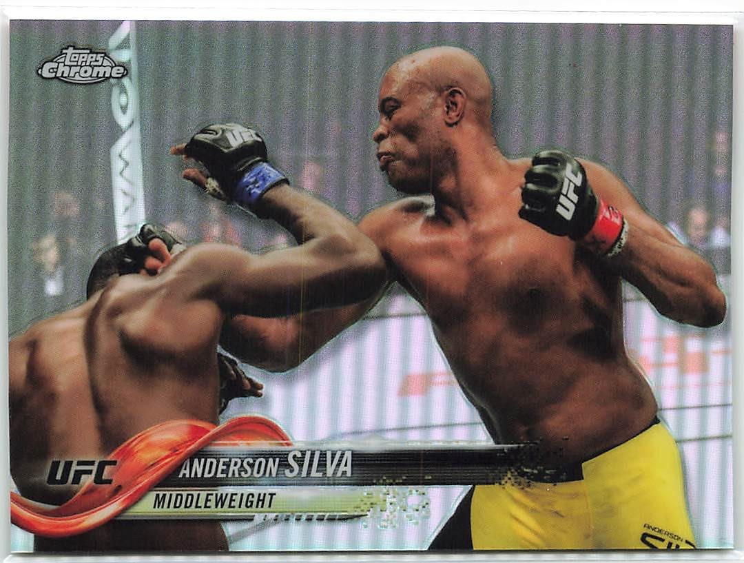 2018 Topps Chrome UFC - Refractor - Anderson Silva #42