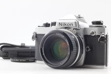 【N MINT】 Nikon FE Silver 35mm Film Camera Nikkor Ai 50mm f/1.8 Lens from JAPAN