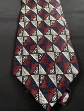 CEO Collection by Damon Tie. Made In USA 100% Silk Men's Necktie
