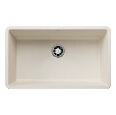 Blanco Precis 32'' Undermount Single Basin Silgranit Soft White 443084