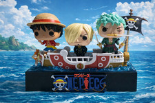 Espositore per Funko Pop tema One Piece (Uova di Pasqua Kinder)