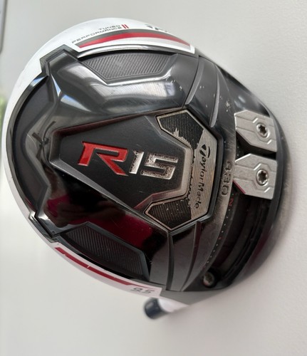 Taylormade R15 430 Black 9.5* Driver Club HEAD ONLY Adj Weighted ...