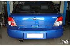 Fox Racinganlage ab Kat für Subaru Impreza GD GG 2.0l 129x106 oval mit Absorber