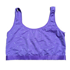 Champion Sports Bra Women's Size 2XL Purple, Thin Fabric