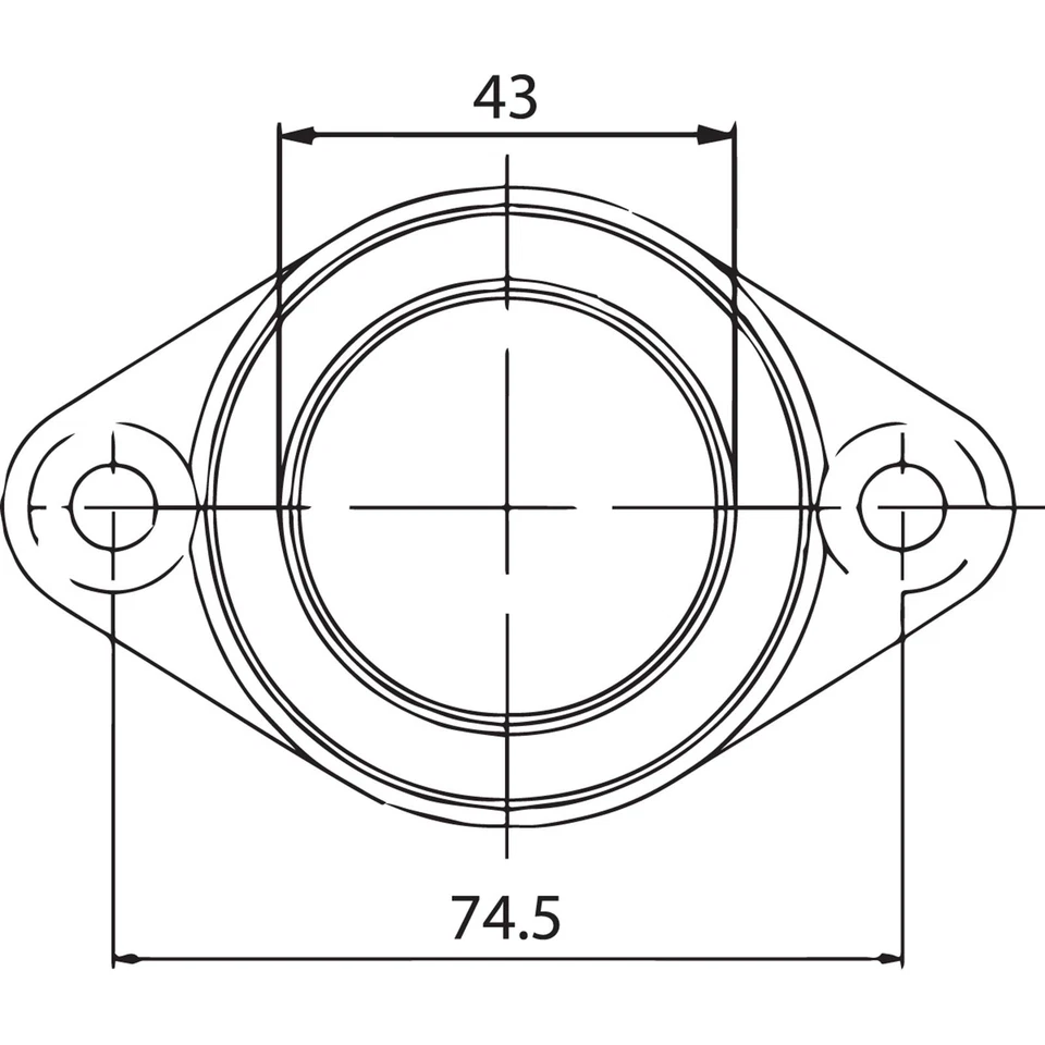 Brida de carburador Kimpex para Yamaha 07-105-01 Foto 2 de 4