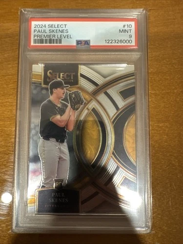 2024 Panini Select - Premier Level Paul Skenes #10 (RC) Psa 9