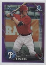 2016 Bowman Draft Chrome Picks Purple Refractor 187/250 Cole Stobbe #BDC-62 0x1
