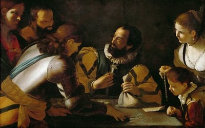 Mattia Preti 1613 1699 Calling of Matthew Vintage Kunstdruck Poster Wanddeko Cl