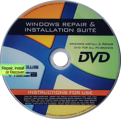 Win Vista AIO 32/64Bit Compatible Install & Repair DVD Starter, Basic, Premium,
