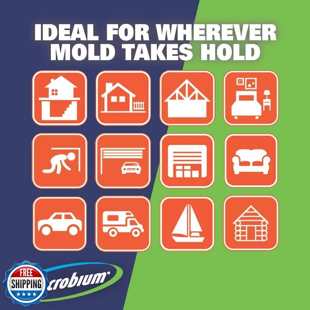 Concrobium Mold Control Aerosol, 14.1 oz – Eliminates and Prevents Mold – EPA