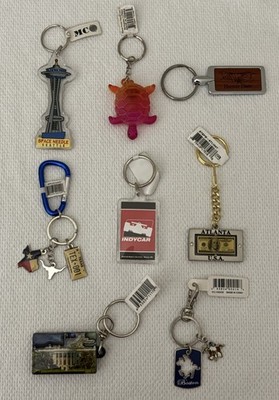 *YOU CHOOSE*  Various STATE & CITY - NEW Souvenir Key Rings w/Tags