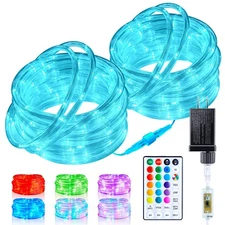 66Ft Color Changing String Lights With Remote 18 Colors For Indoor Outdoor Use